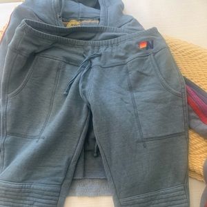 Aviator Nation Hoodie and Jogger set barely used
